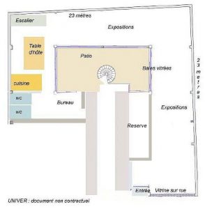 Plan de la galerie