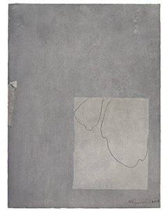 Kaishi I, 2018. Technique mixte, 39 x 29 cm.
