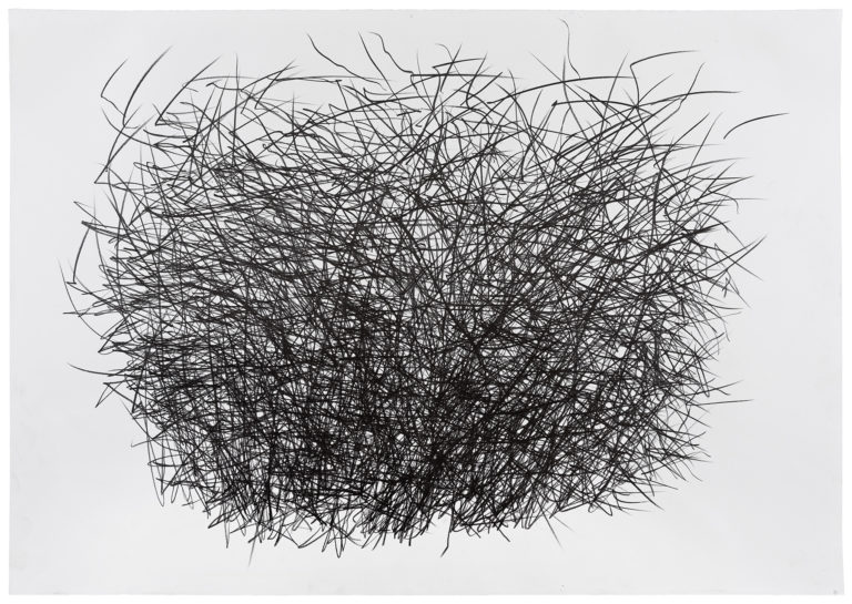 “Territoire des origines” 80 / non daté, mine de plomb sur papier, 70 x 100 cm, 2017