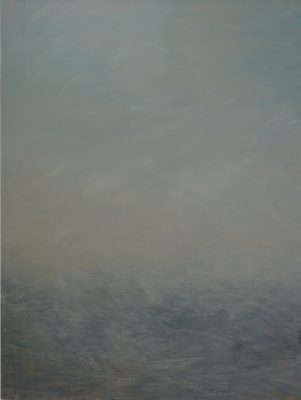 Sans titre, 2022. Huile sur papier marouflé sur toile, 200 x 150 cm.