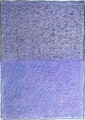 Sans titre, 2023. Crayon de couleur, 30 x 21 cm.