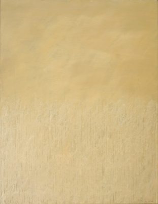 Sans titre, 2023, Huile sur papier marouflé sur toile
