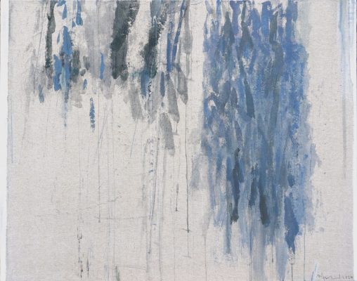 "Scène pluie GH-II", 2024, acrylique sur toile
