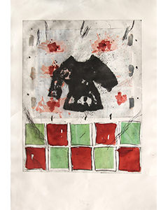 Sans titre, 2003. Gravure, 105 cm x 75 cm.
