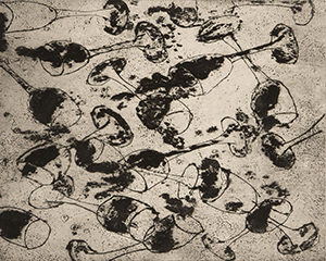 Sans titre, 2003. Gravure, 66 cm x 50 cm.