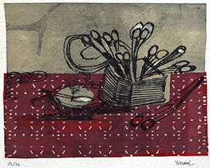 Sans titre. Gravure, 64,5 cm x 50,5 cm.