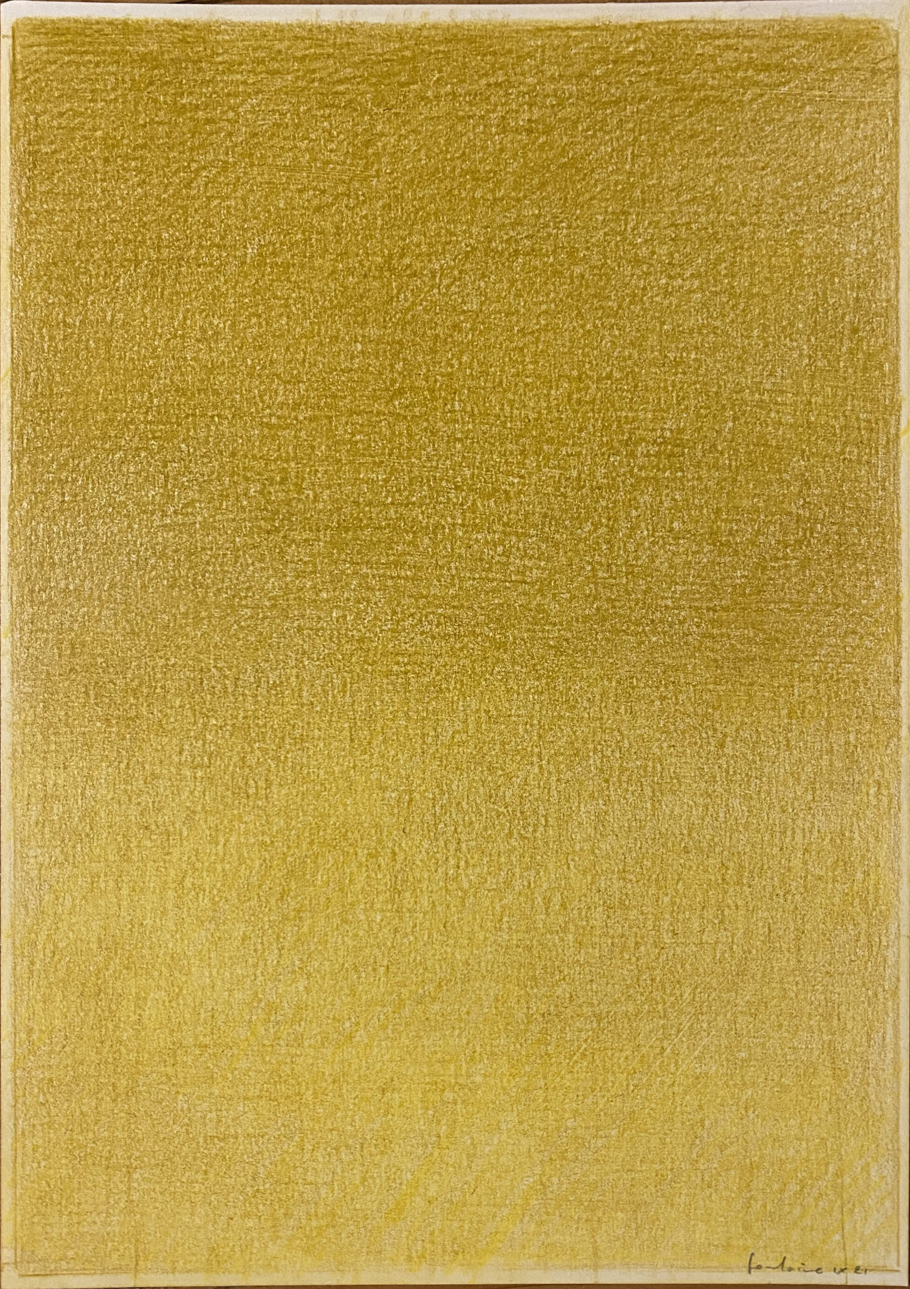 Sans titre, 2021. Crayons de couleur, 42 x 30 cm.