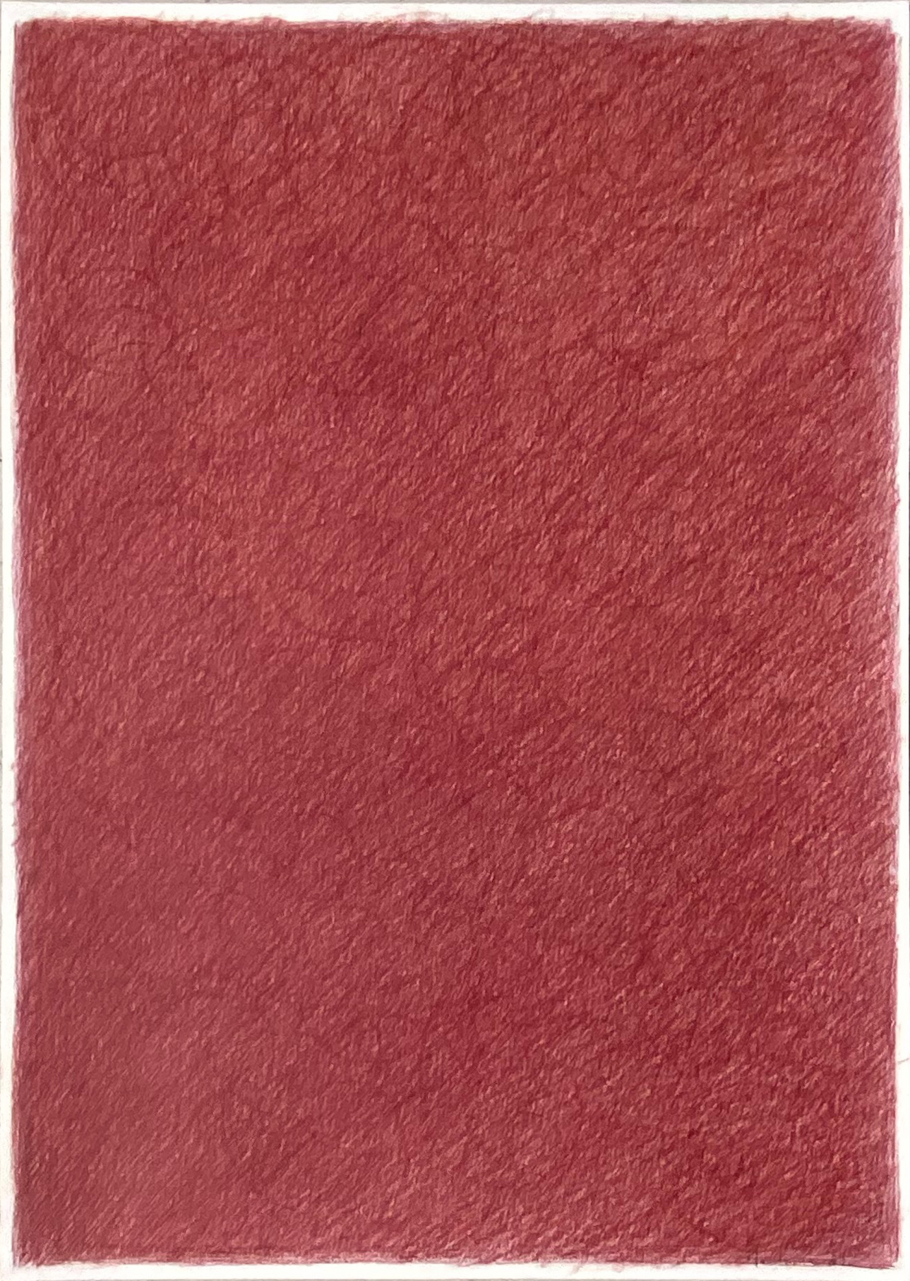 Sans titre, 2021. Crayons de couleur, 42 x 30 cm.