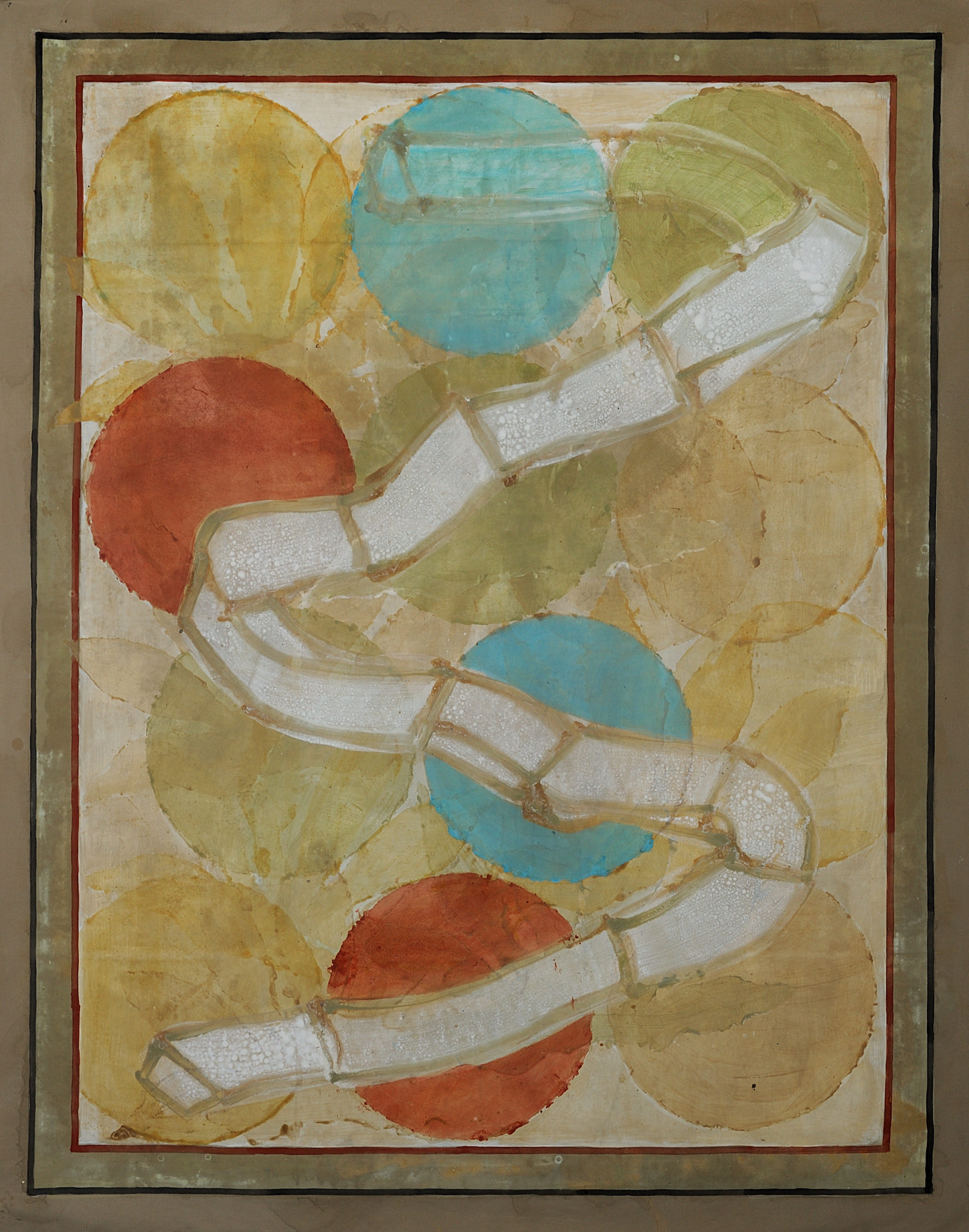 Sans titre, 2023. Acrylique, 226 x 180 cm.