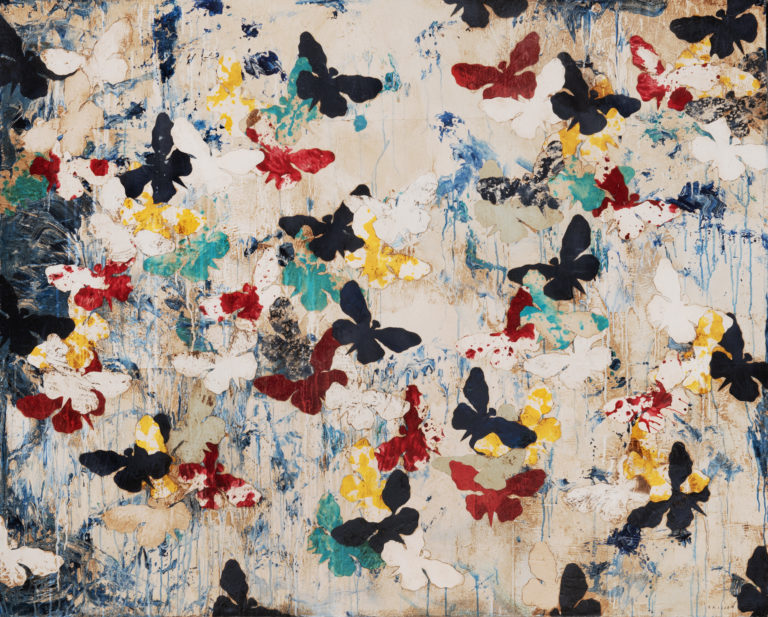 BELLE VIE 1, 130 x 160 cm, technique mixte sur toile, 2026, © Pierre Schwartz